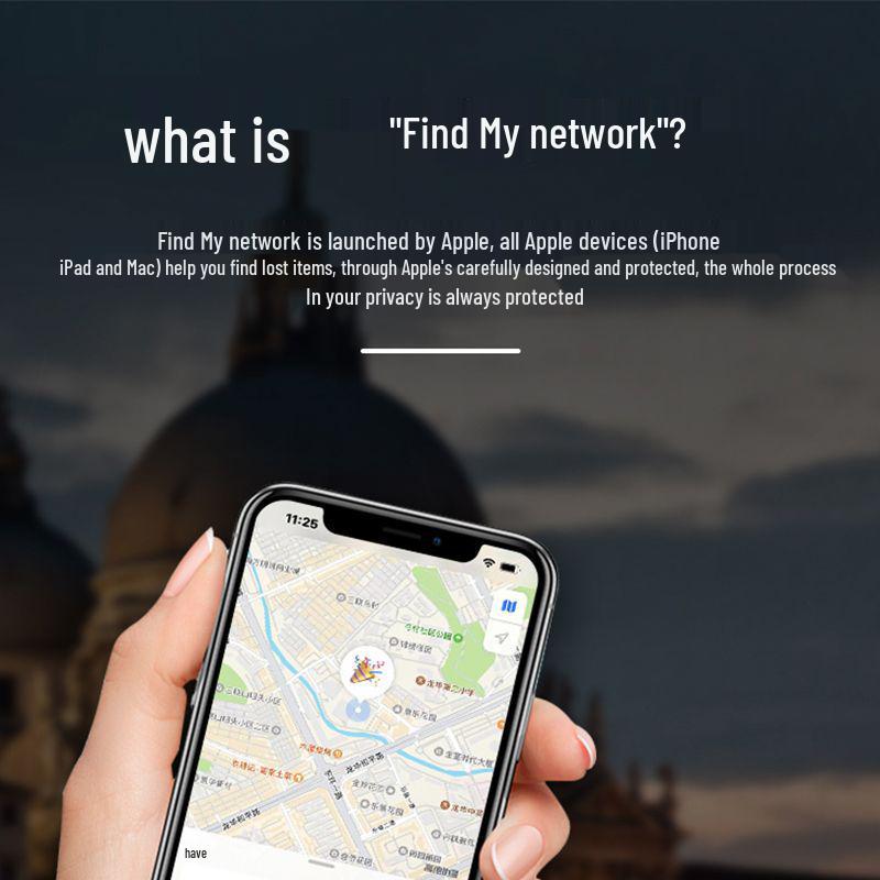 Airtag Alternative Locator - Anti-loss Tracker for Pets, Kids, and Keys, Compatible with Apple Devices