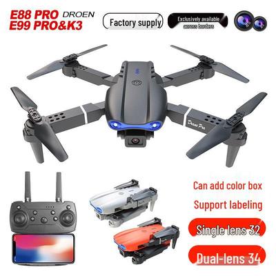 E99Pro Folding Drone with Dual HD Cameras & Altitude Hold, 4-Axis E88Pro Remote Control Aircraft K3