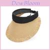 Summer Straw Wide Brim Hat With Breathable Design For Outdoor Beach Vacation Women