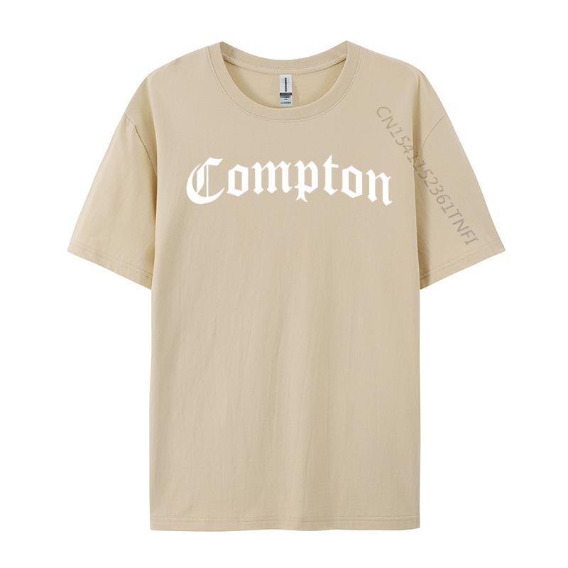 Compton California Gangsta Rap Custom Normal Tops Shirt For Men Cotton Top T-Shirt Fashionable Tops Tees Graphic