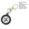 Portable Keychain Compass Outdoor Hiking Survival Compass Compact Handheld Compass with Keyring Camping Tool