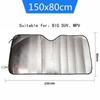 Car Window Sunshades Foldable Sunshade Windshield Front Visor Cover Curtain Car Sun Shade Anti-Uv Protection Auto Accessories
