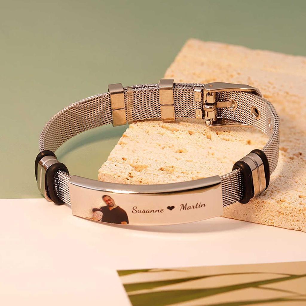 Brățară Gravură Față DIY Oțel Titan Brățară Bijuterii Cosplay Cadou