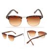 Classic Retro Style Uv400 Protection Sunglasses For Men And Women In Bold Black Gold Frame