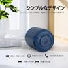 Bluetooth IPX7 12 Hours of Continuous for Bathroom Use Speaker, Waterproof, Compact, Wireless, Playback, Portable, Hands-Free Calling, (Blue)