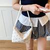 Patent Leather Rivet Underarm Bag One Shoulder Crossbody Women's Bag