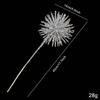 Plastic Christmas Artificial Flowers 45cm Glitter Glitter Fake Flower DIY Simulated Xmas Decorative Flowers Christmas Decor