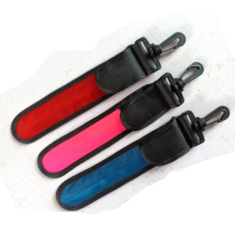 

LED Reflective Backpack Strap: Running & Cycling Safety Light Yellow Battery-Powered