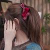 Cute Bear Banana Hair Clip Retro Plaid Fabric Twist Clip Ins Versatile Women Hair Accessories