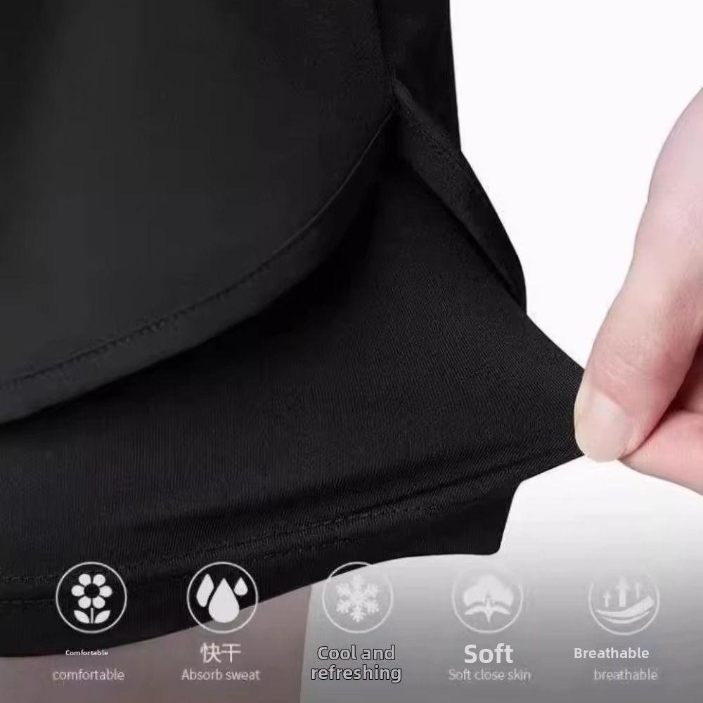 Shorts d'entraînement sportifs double couche pour hommes Short de jogging rayé pour hommes Short de bain Plage