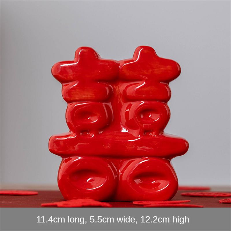 

Engagement Vase Give Gifts To Newlyweds Corridor Decoration Vase Flower Arranger Home Decoration Living Room Decoration Red Vase