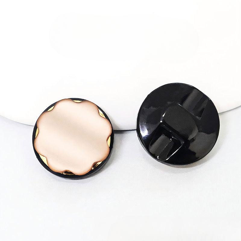 

Матовая смоляная пуговица для рубашки, вязаный кардиган, свитер, рубашка, детская цветная пуговица ZH716-Meat flour