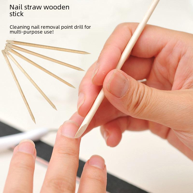 Wearable Nail Art Kit: Includes Double-Sided Jelly Glue, Nail File, and Alcohol Wipes.