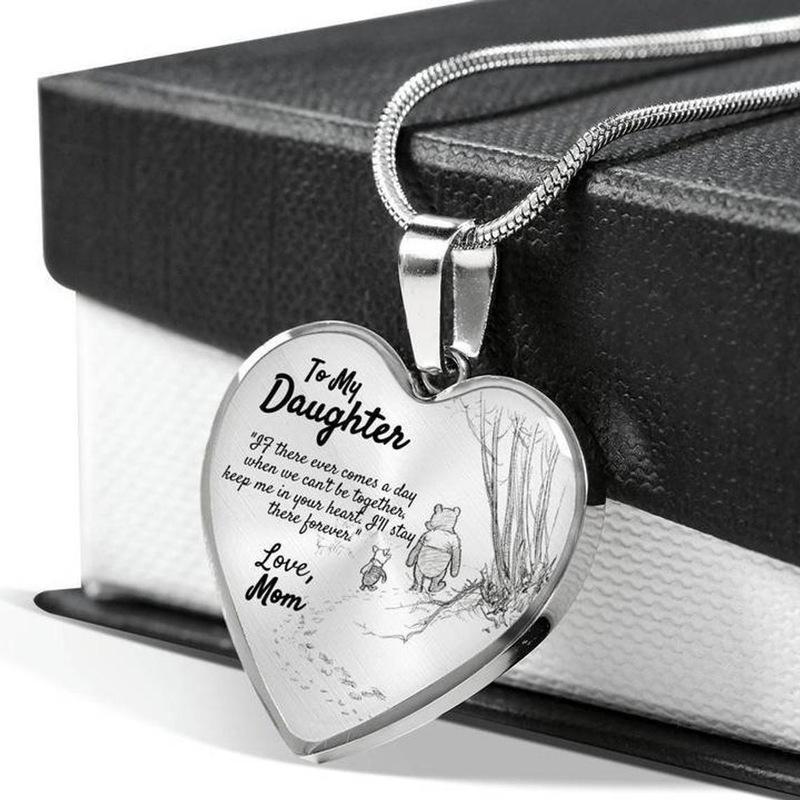 Mom Heart Pendant Necklace 