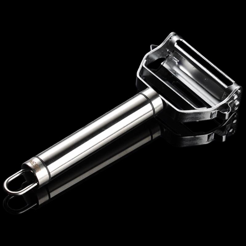 ZISIZ 304 Stainless Steel Dual-Purpose Fruit Peeler (3-Pack)