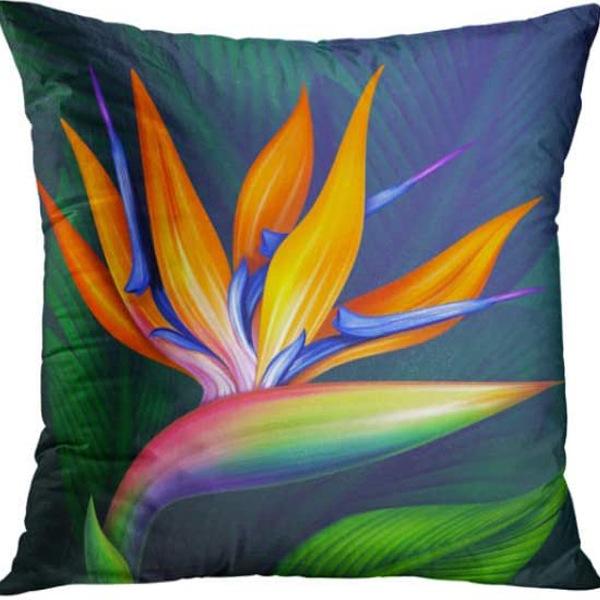 Plant and Flower Print Pillow Case Car Home Sofa Living Room Linen Pillow Cushion Nordic Style