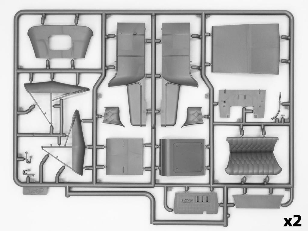 ICM Ford Tin Lizzie Set Plastic Model Kit DS2402 1/24 3-Piece (Car)