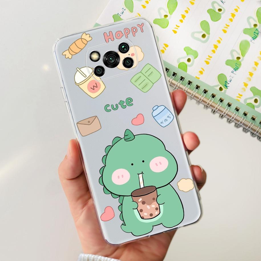 For Xiaomi Poco X3 Pro Phone Case Soft Silicon TPU Shockproof Coque For Poco X3 PocoX3 X 3 NFC Back Cover Bumper Astronaut Funda