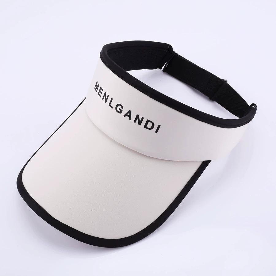 Sunscreen Hat Summer Female Sunshade UV Protection Empty Top Vinyl Shell Hat Large Brim Sunshade Face Outdoor Cycling Hat