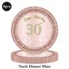 30th Birthday Decorations For Her Rose Gold Plates Napkins CupsTablecloths Hello30 Balloons 30th Birthday Party Favors For Women