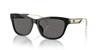 Emporio Armani Damen Sonnenbrille, glänzend schwarz, EA4227U, Größe 56