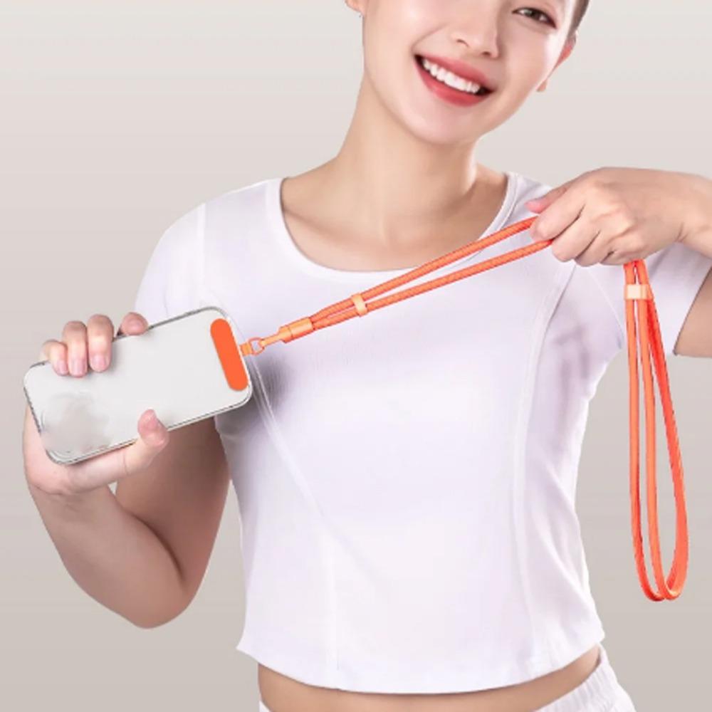 Šňůrka na mobil proti ztrátě Nastavitelný popruh na krk na telefon Popruh na telefon přes tělo Náplast se šňůrkou