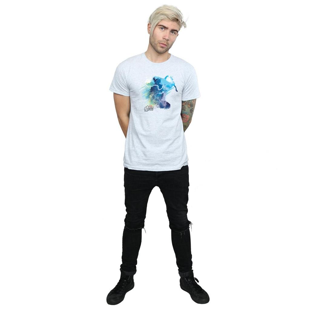 Marvel Mens Thor Art Burst T-Shirt
