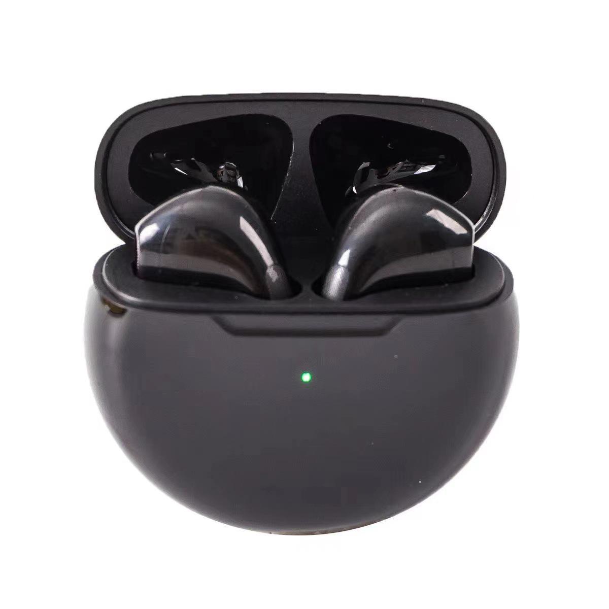 

PRO6 Dual-Ear Wireless Bluetooth Touch Headphones, Sports & Business Style No Packaging чорний