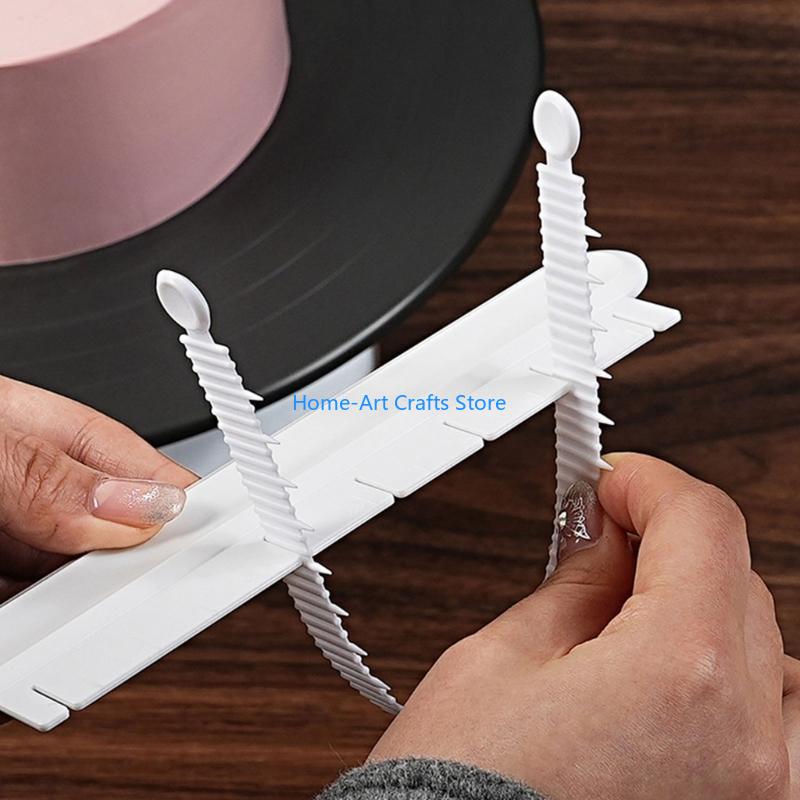

Y3NA Cake Curved Flower Arranging Aid Dessert Decorating Tool with Graduated Scale Edges Marker Practical Cake Attachments China Mainland