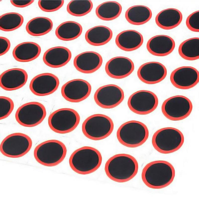 48-Pack 25MM Round Tire Patches for Mountain Bikes