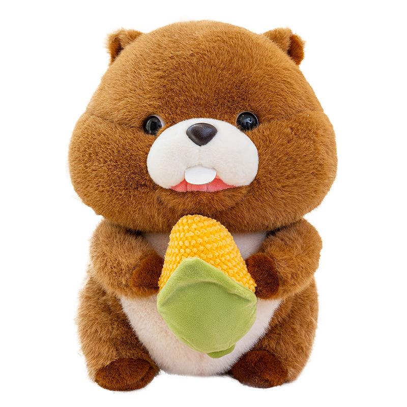 New Corn Groundhog Plush Toy Children's Birthday Doll Creative Cute Catching Doll Gift Gift Gifts
