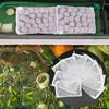 10 Stück Wiederverwendbare Aquarienfiltermedienbeutel mit Reißverschluss - Netzbeutel für Aktivkohle, Keramikringe & mehr