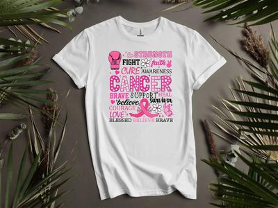 Brustkrebs Unterstützung Die Kämpfer Bewundern Hoodie T-Shirt Herren Damen Unisex AD52