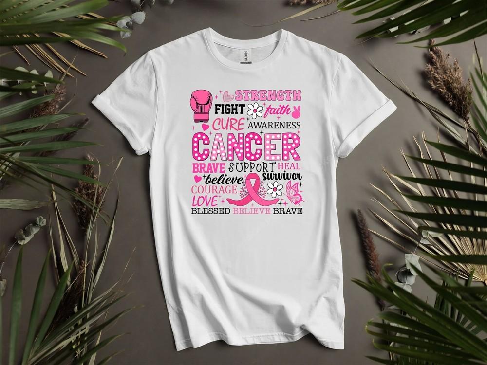 Breast Cancer Support The Fighters Admire Hoodie Tshirt Men Women Unisex AD52