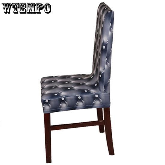 WTEMPO Elastyczny Pokrowiec na Krzesło Jadalnia Ślub Składany Impreza Bankiet Uniwersalny Antyzanieczyszczeniowy Domowy Krótki Pokrowiec