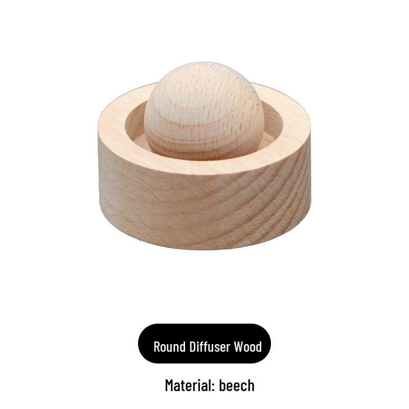 

Сфера-диффузор и украшение из дерева черного ореха с основанием из бука для декора дома и автомобиля