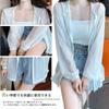 LIYURLTA UV Protection from Air Long Large LIY29 Women's Cardigan, Hoodie, Sheer, Protection, Rashguard, Sunscreen, Jacket, Conditioning, Thin,