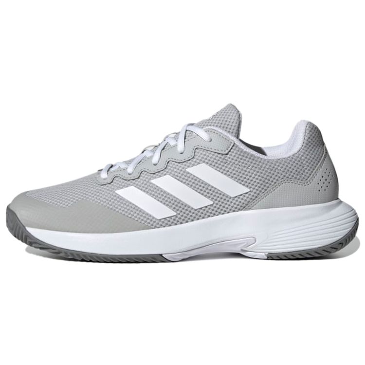 Adidas Gamecourt 2.0 Durable Non-Slip Tennis Shoes Men Sneakers Cool-Grey GW2992