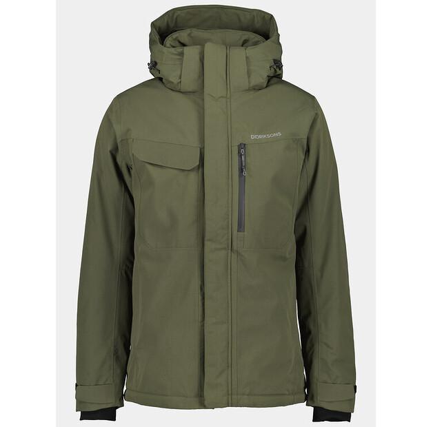 Winter Jacket Didriksons Stefan Usx Jkt 505041 Green Regular Fit