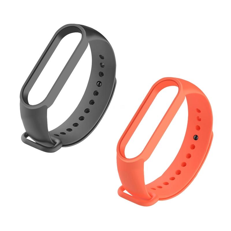 Waterproof Wristband Compatible for Mi Band 6 Bracelet Sports for Smart Watch TPU Band Anti-scratch Sweatproof Strap