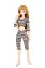 Petite Marie DD Prisoner Halloween Black and White Compatible with 60cm BJD Dolls and Handcuffs Not Included 1/3 Costume, Costume, Striped, [No. 0040]