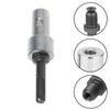 4.1 Inch Ground Auger Drill Adapter Thread Keyless Drill Chuck Adapter Round Shank  Impact Driver