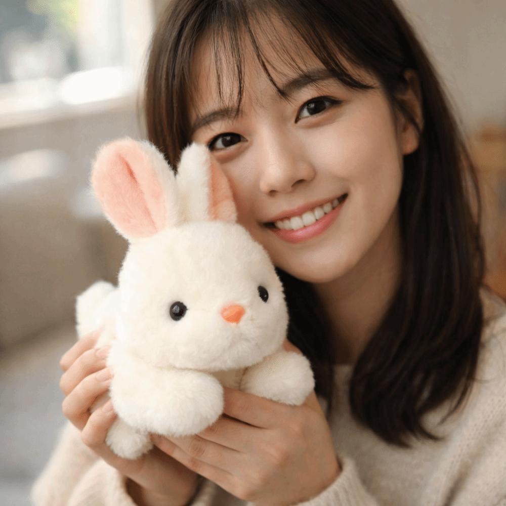 Soft Plush Rabbit Plush Doll Simulation Design Bunny Doll Doll Toy Simulation Toy  For Children