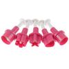 5Pcs Plastic Cookie Cutter Cake Mold Star Button Plum Heart Biscuit Sugarcraft