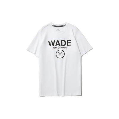 Li Ning Wade Series Letter Loose Casual Sports Short Sleeve T-Shirt Men Tops White AHSR177-3