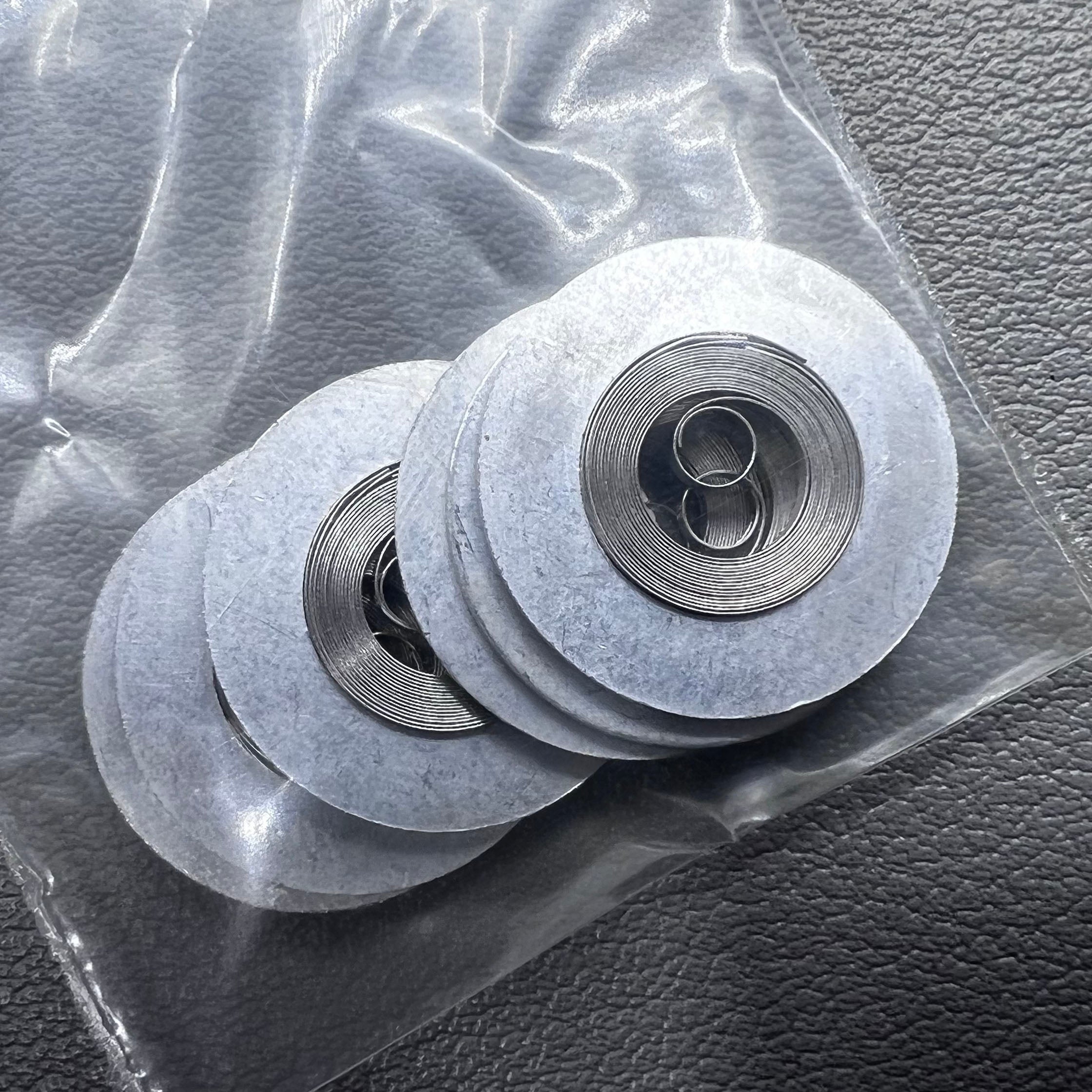 5 PIECES Silver Mainspring Generic Fit for Movement 7009#180