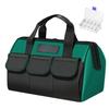  16/18inch Oxford Cloth Tool Bag Maintenance Storage Bag for Easy Organization Transport Tools Workshops Homes Electrician