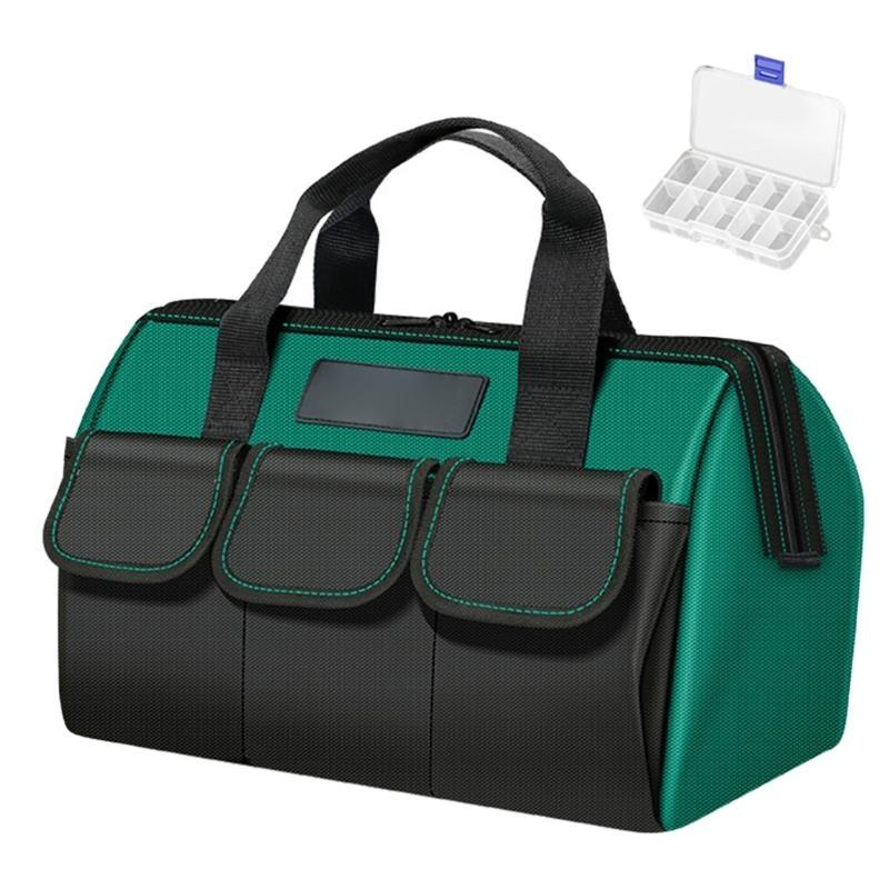  16/18inch Oxford Cloth Tool Bag Maintenance Storage Bag for Easy Organization Transport Tools Workshops Homes Electrician
