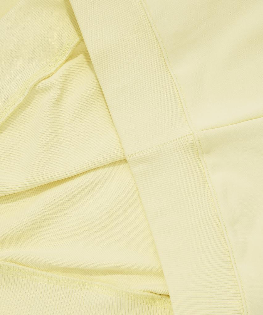 COVERNAT Arch Logo Drop Fit Sweatshirt Light Yellow