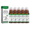 1-5x Ulei de ricin auriu organic Roll-On în sticlă, Roller cu ulei de ricin organic pentru Păr Corporal Piele Buze Sprâncene